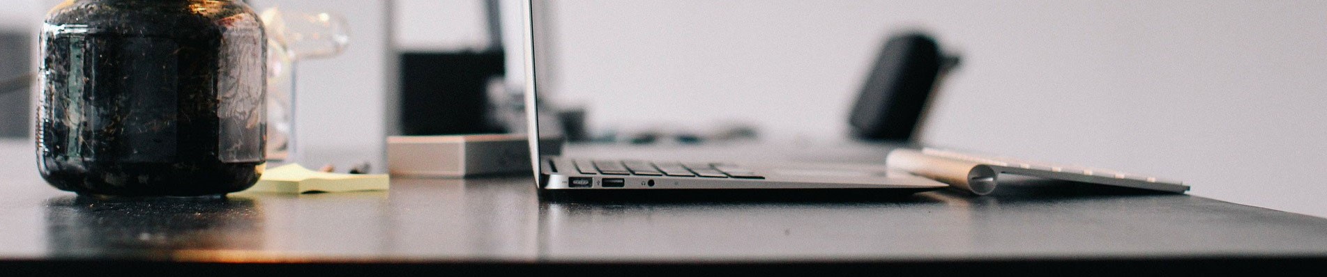 laptop at home office